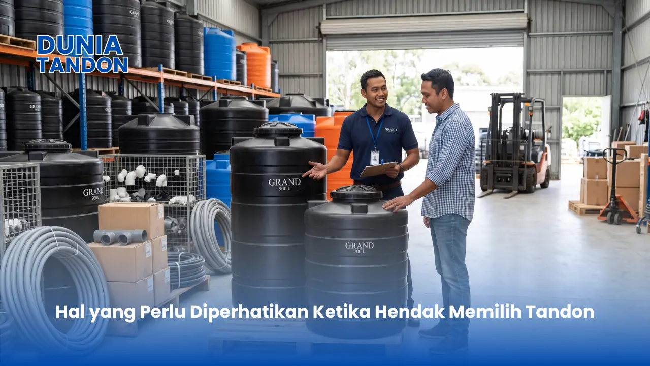Hal yang Perlu Diperhatikan Ketika Hendak Memilih Tandon