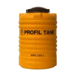 Tangki air Profil Tank BPE 550 liter warna orange, dimensi 80x80x117 cm, anti lumut.