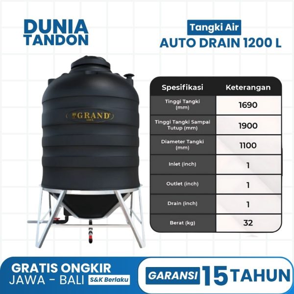 Auto Drain 1200 L - Gambar 2