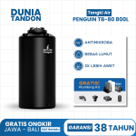 Infografis Tangki Air Penguin General Tank: minim perawatan, hemat biaya, aliran lancar, lebih higienis, tersedia ukuran 300L & 5000L.