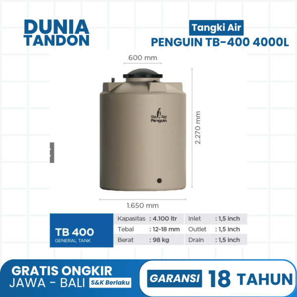 Penguin TB-400 4000 L - Gambar 2