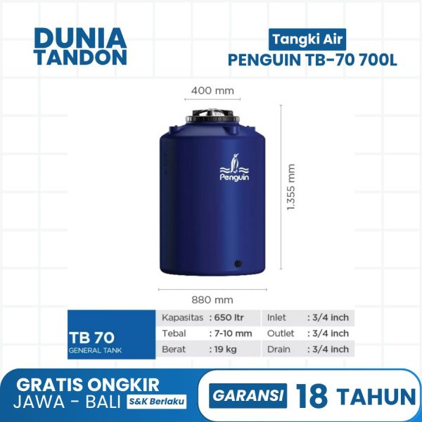 Penguin TB-70 700L - Gambar 2