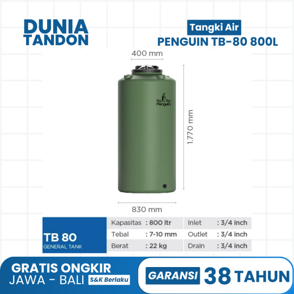 Penguin TA Tank 800 L - Gambar 2