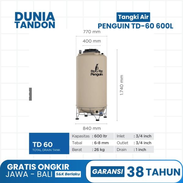 Penguin TB-600 600 L - Gambar 2