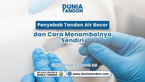 Cara menambal tandon air yang bocor dengan lem khusus