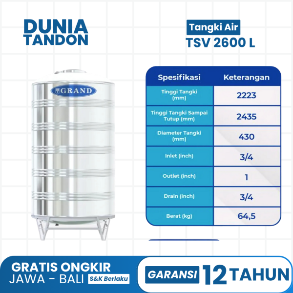 TSV 2600 L - Gambar 2
