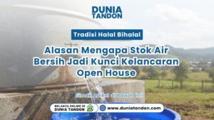 Kran air yang mengalir deras sebagai bagian dari Tradisi Halal Bihalal: Alasan Mengapa Stok Air Bersih Jadi Kunci Kelancaran Open House