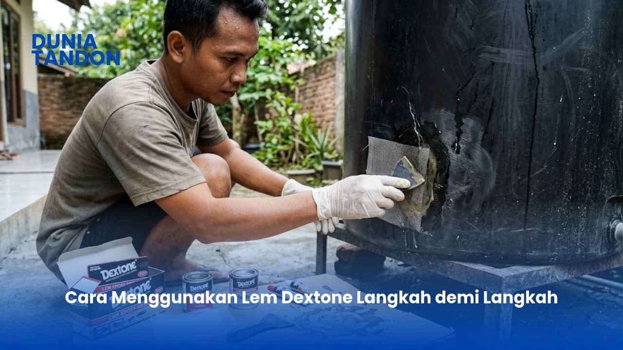 Cara Menggunakan Lem Dextone Langkah demi Langkah