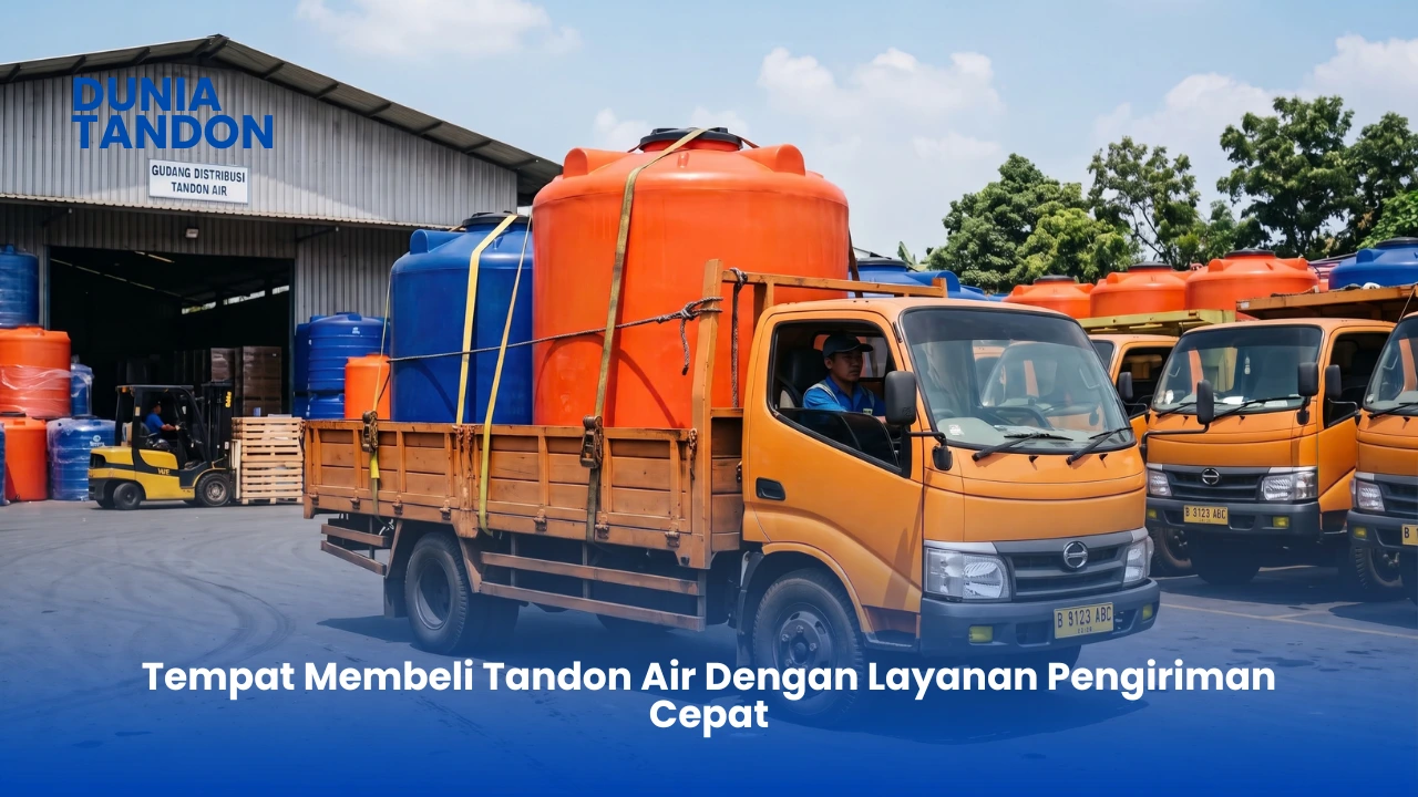 Tempat Membeli Tandon Air Dengan Layanan Pengiriman Cepat