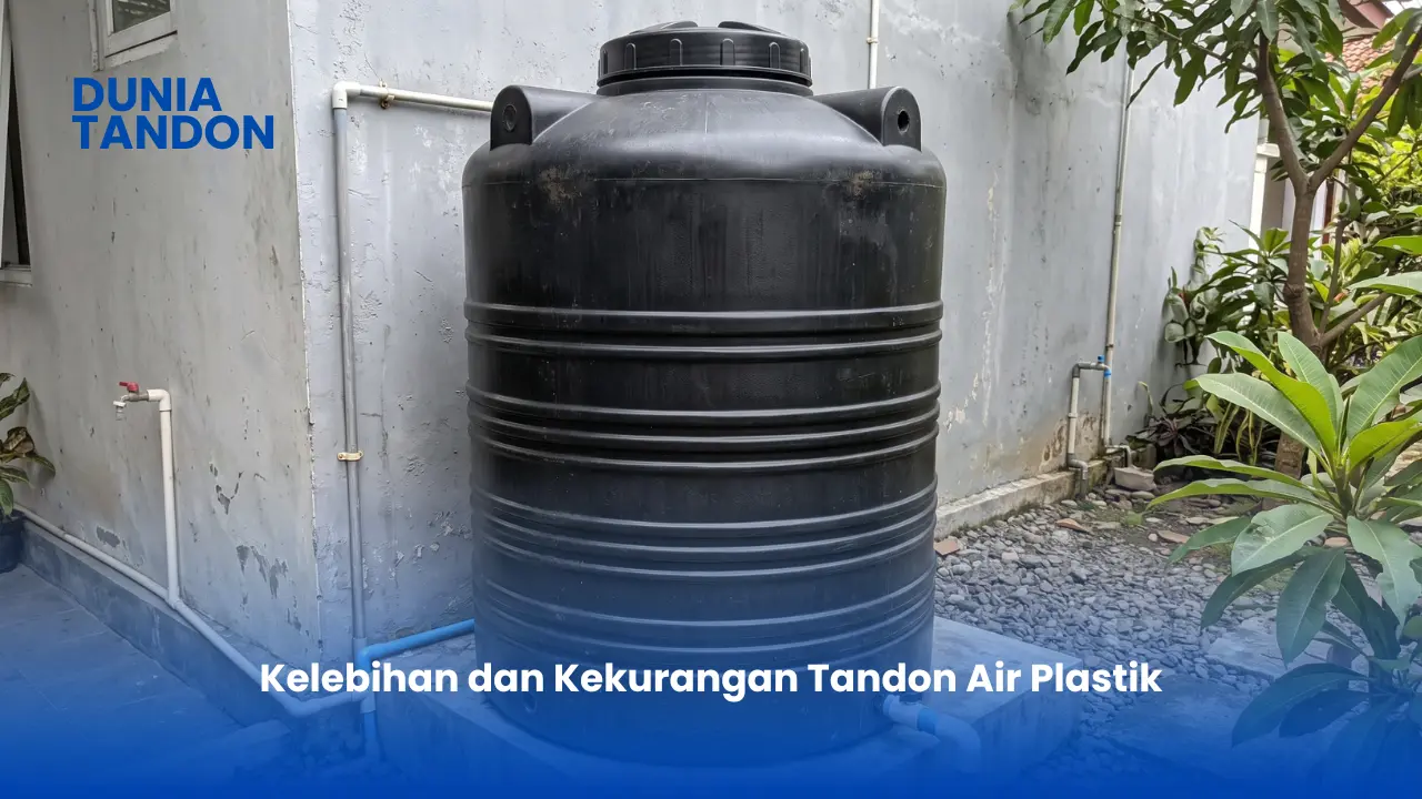 Kelebihan dan Kekurangan Tandon Air Plastik